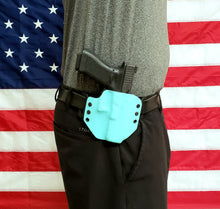Load image into Gallery viewer, Sure-Fit O.W.B. Holster Light Blue (LEFT HAND) Gun Models A-R