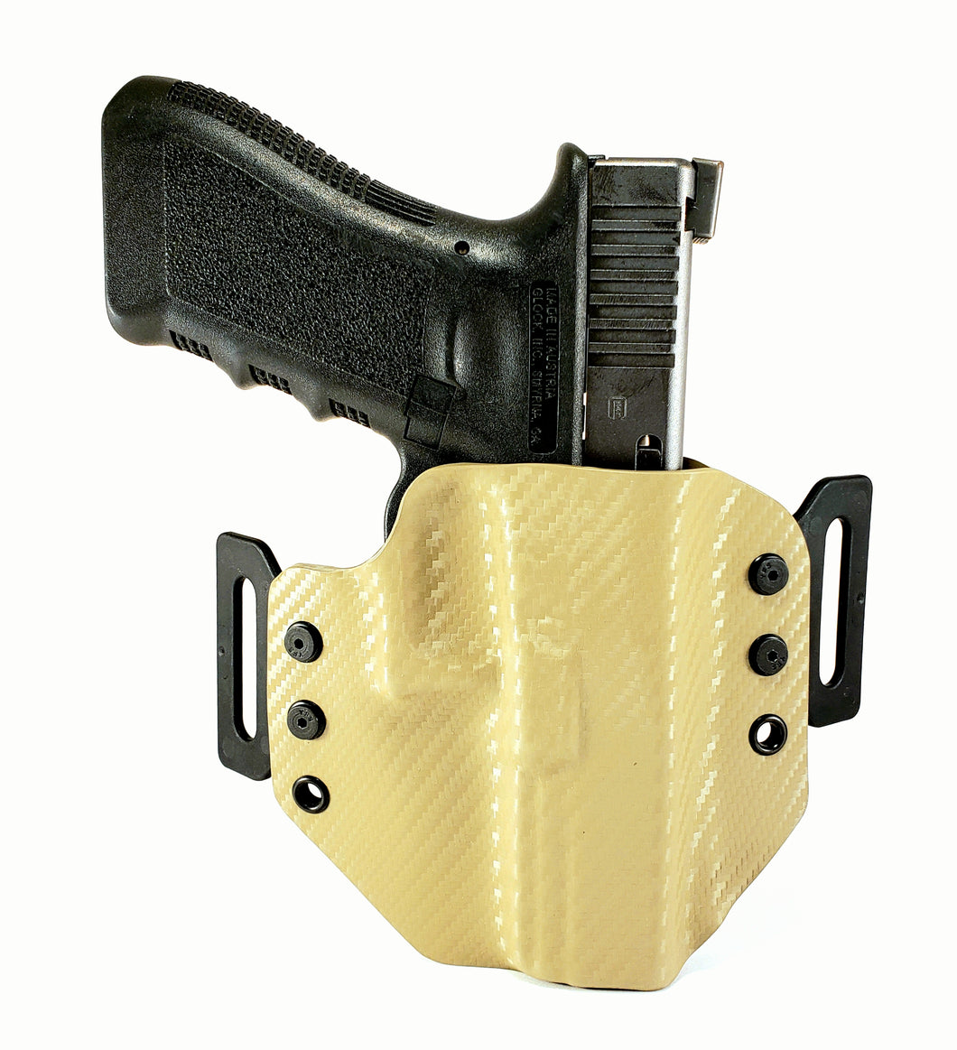 Sure-Fit O.W.B. Holster Tan Carbon (RIGHT HAND) Gun Models S-W