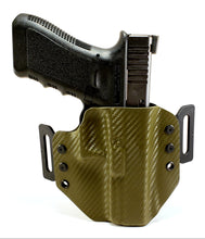 Load image into Gallery viewer, Sure-Fit O.W.B. Holster OD Green Carbon (LEFT HAND) Gun Models S-W